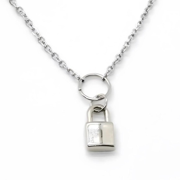 Mini Lock Necklace - Picture 1 of 4